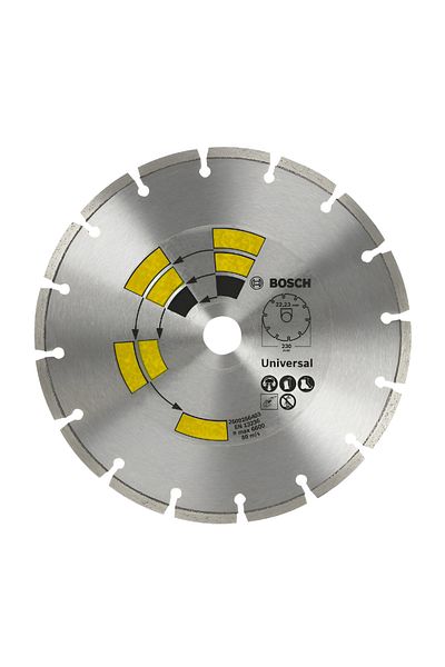 Bosch Universal Diamond Cutting Disc Wheel Silver 115mm