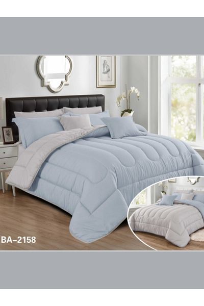 Generic 10-piece plain double summer quilt