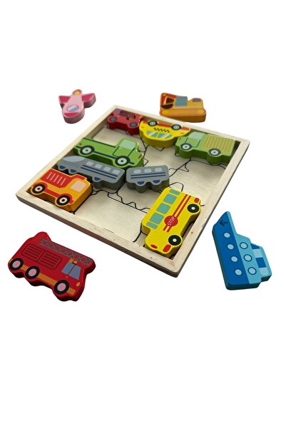 Store MokuToys Ahşap Araçlar Yapboz