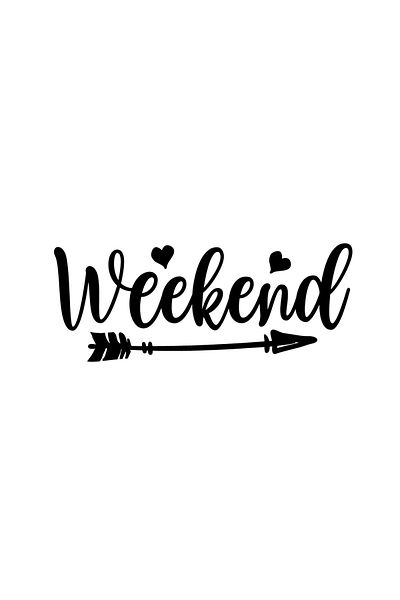 INOVATIX Set de 8 bucăți, autocolant cu logo-ul Weekend, INOVATIX®. 6 cm