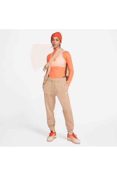 Nike Phoenix Fleece Women's Beige Sweatpants