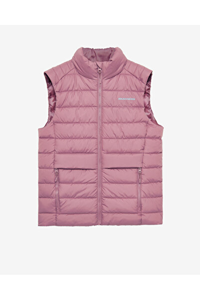 SKECHERS W Outerwear Padded Vest Kadın Pembe Yelek S242319-620