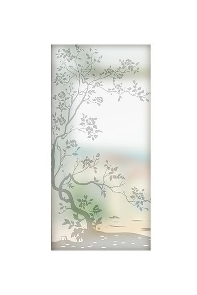 media Decorative window film 2 bonsai, 1 m x 2.1 m