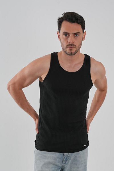 ALEXANDERGARDI قميص داخلي مضلع بحزام سميك