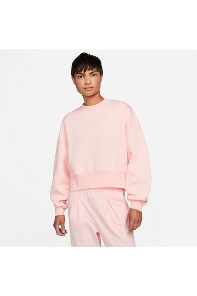 Nike Sportswear Collection Essentials Women's Pink Round Neck Sweatshirt