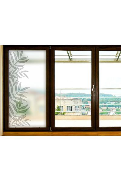 media Decorative window film 10 floral, 1 m x 2.1 m