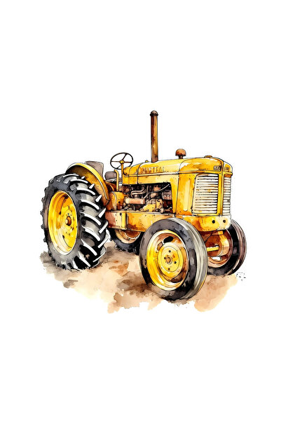 INOVATIX Set de 8 piese, autocolant Tractor Albert, INOVATIX®. 6 cm