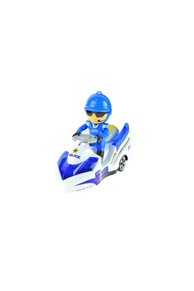 Erzi Oyuncak Polis Motosikleti Işıklı Sesli Pilli 20 Cm