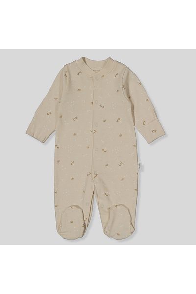 Bebetto Interlock Zibin Set 10Pcs (Dream Big) Z1005 Beige 0-3M/62Cm