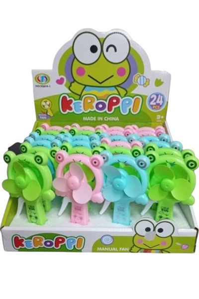Toy Box Treasures Cute Cartoon Mini Handheld Fans Assorted 6pcs