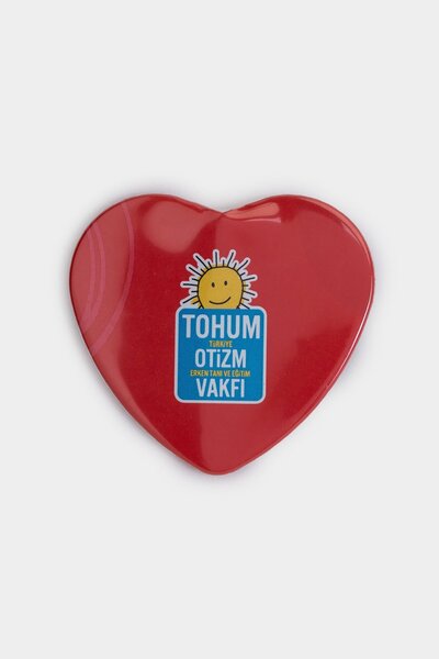 Tohum Otizm Vakfı Kalpli Buton Rozet