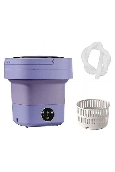 huitich Portable Foldable Washing Machine 8L Purple
