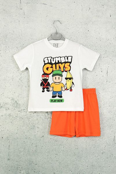 DMB BOYS & GIRLS Printed Elastic Waist Shorts Boys' Suit