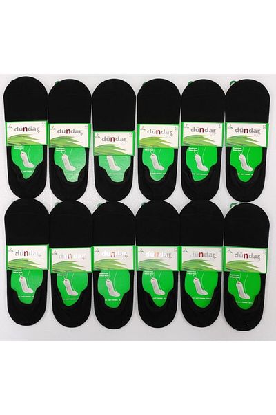 Dündar 12 Pack Men's Bamboo Ballerina Socks Plus Seamless