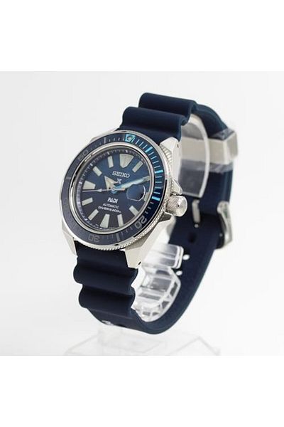 Seiko Prospex Automatic Diver SRPJ93K1 Samurai Great Blue PADI Special Edition Men's Watch with PADI
