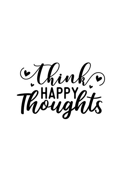 INOVATIX Set of 8 pieces, Sticker Think Happy Thoughts Logo, INOVATIX®. 6 cm