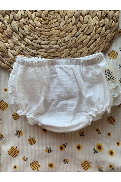 Honeybeeatelier Muslin Dress under Baby Pants