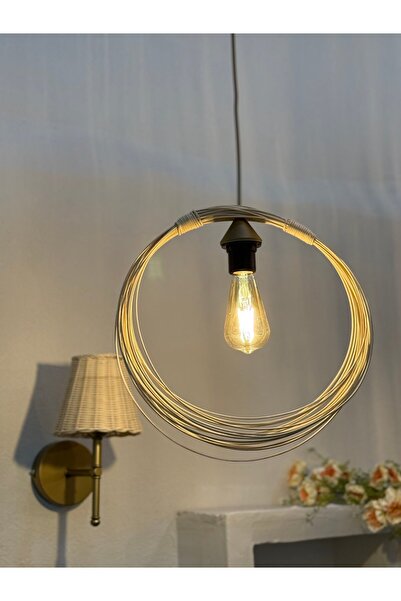 Maison Avf Luna Rattan Bambu Sarkıt Avize