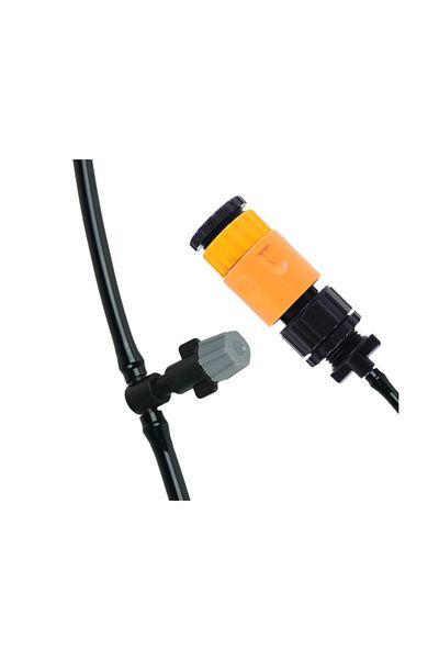 G Golden Case Curtain type water misting system, for terrace, 10 nozzles, black