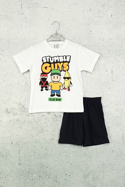 DMB BOYS & GIRLS Printed Elastic Waist Shorts Boys' Suit