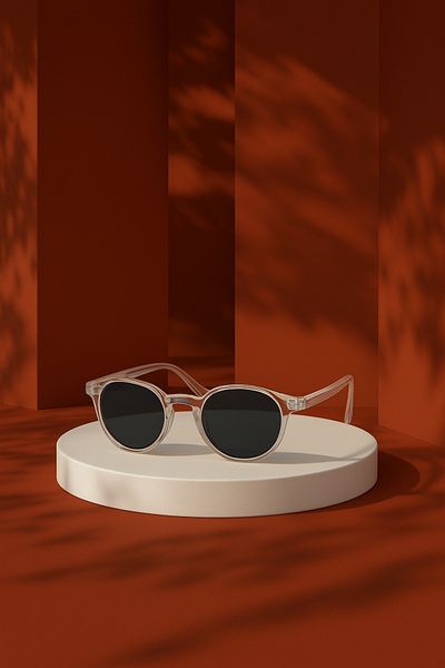 Tics Loom 3-7 Years Old Children's Sunglasses - Transparent