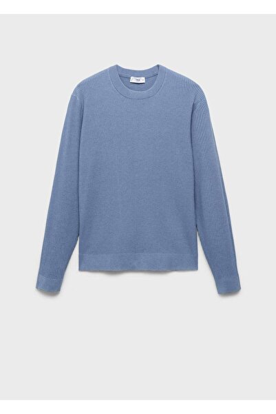 MANGO Man İnce triko ribana pamuklu kazak