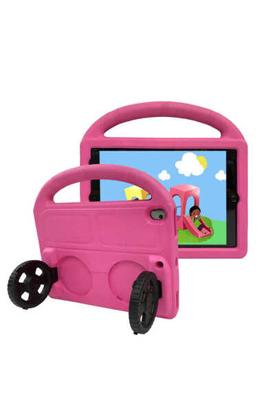 Teknova حافظة iPad 10.2 (الجيل الثامن) TKNV Wheel Car Tablet Eva من السيليكون...