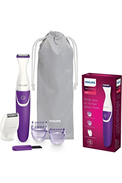 Philips بيكيني جيني BRT383/15 - ماكينة تشذيب بيكيني سهلة الاستخدام للتشذيب وا...