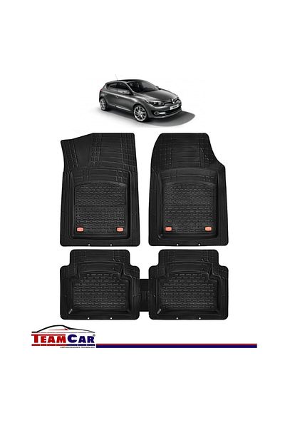 TEAMCAR Covorașe auto tip tavă compatibile cu Renault Megane III Facelift (2014–2016) - Hatchback