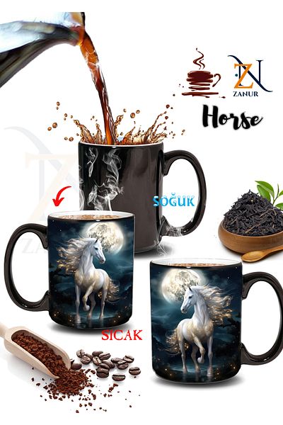 zanur Magic Mug Cup High Image Quality White at Figured a Quality, Luxurious Design. To Yourself & Gift