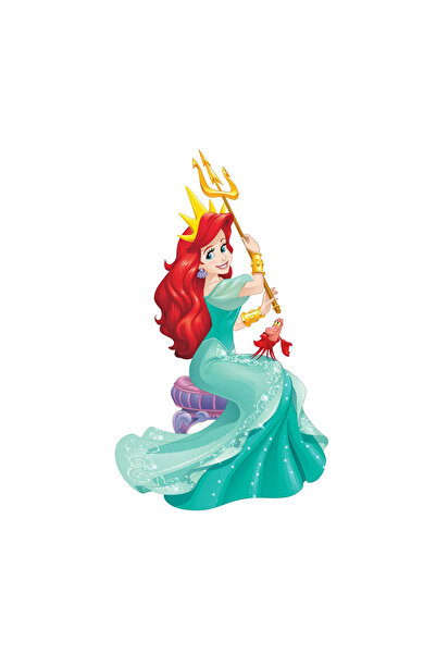 INOVATIX Σετ 8 τεμαχίων, Αυτοκόλλητο Η Μικρή Γοργόνα Άριελ με το σκήπτρο στο ...