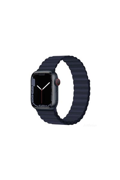 Devia Curea Apple Watch 38mm / 40mm / 41mm Deluxe Series Sport 3 Silicone Magnet Indigo