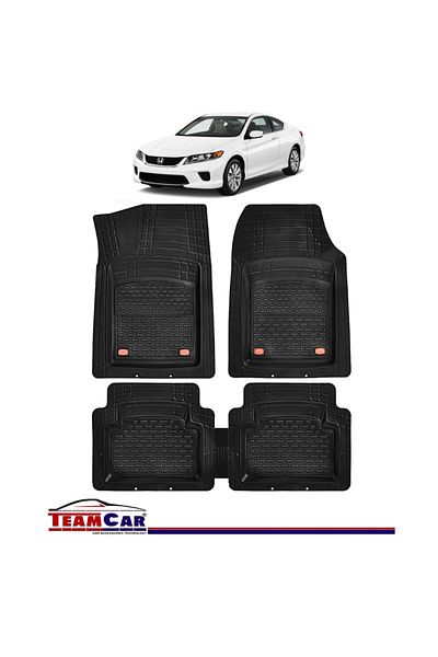 TEAMCAR ® Tray Type Car Mats Compatible With Honda Accord 9 (2013–2020) - Sedan