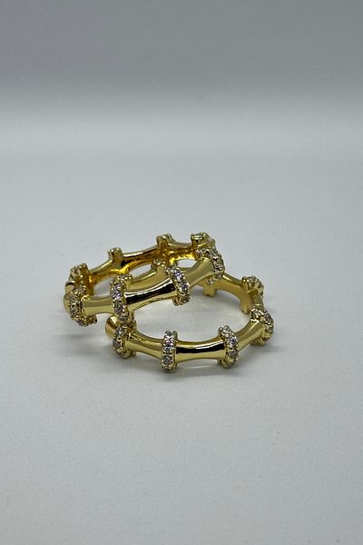 S ATELIER Detailed Hoop Earrings
