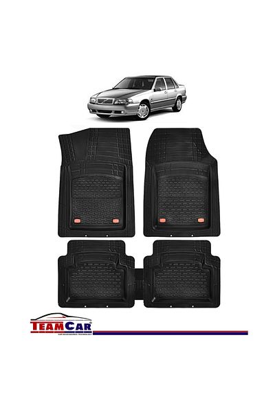 TEAMCAR ® Tray Type Car Mats Compatible With Volvo S70 Mk1 (1996–2000) - Sedan