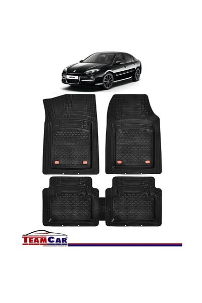 TEAMCAR ® Tray Type Car Mats Compatible With Renault Laguna Iii (2007–2015)