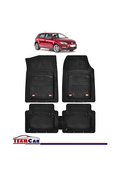 TEAMCAR Covorașe auto tip tavă compatibile cu Volkswagen Polo V (2009–2017) - Hatchback