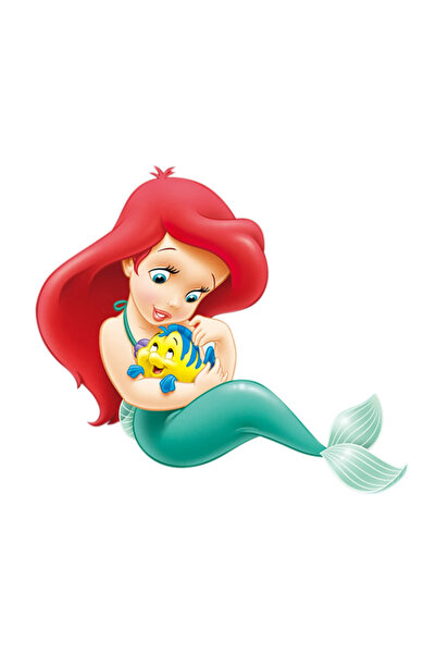 INOVATIX Σετ 8 τεμαχίων, Αυτοκόλλητο Η Μικρή Γοργόνα Άριελ, INOVATIX®. 6 εκ.