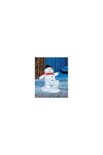 Strend Pro Winter decoration, Snowman, 40 LED, 30x21x31 cm