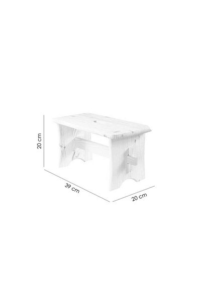 Strend Pro Scaun mic de lemn, 39x20x20 cm