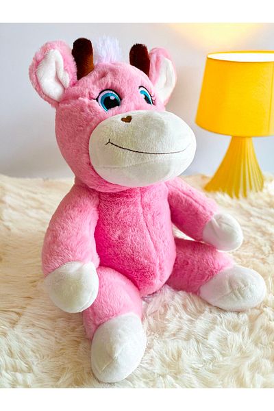 PoppyPlays Tatlış Cow Plush Toy - Baby Gift Squishy 40cm Cow Plush Animal