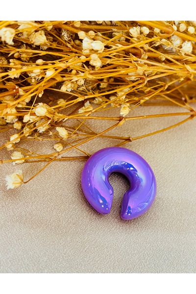 Markiz Takı Colorful Compression Cartilage Earrings 3 cm