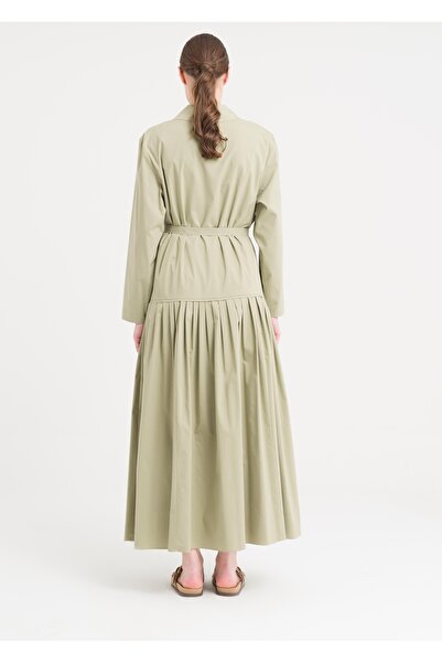 Armağan Sık Pileli Kemerli Elbise