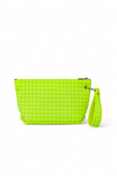 Bilik Deri Scuba Yellow Women's Portfolio & Clutch Bag Yeliz