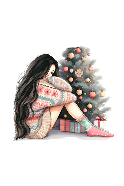 INOVATIX Set de 8 bucăți, autocolant cu imagine de Crăciun Lilith, INOVATIX®....