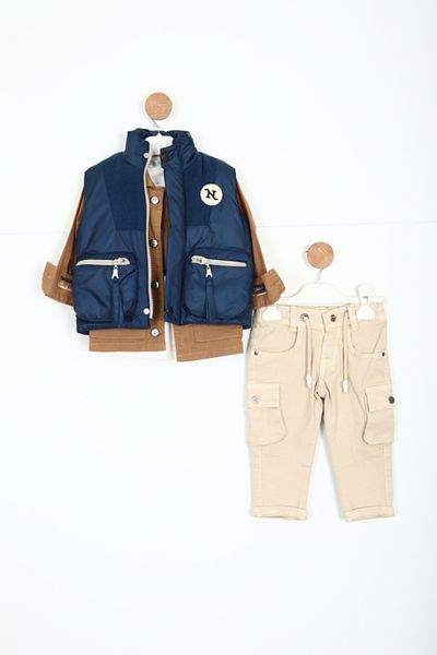 xo kids moda Boy's Bottom Top Set 12-36 Months 11082