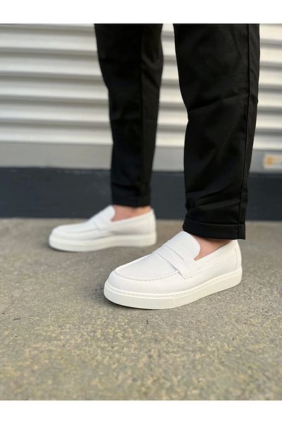 TB Terzi Bey Tb180 Estilo X Laceless Skin Men's Daily Sports Classic Shoes Cbt - White