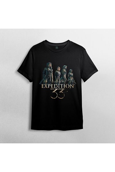 Pixxa Clair Obscure Expedition 33 Unisex 100% Cotton Crew Neck T-Shirt