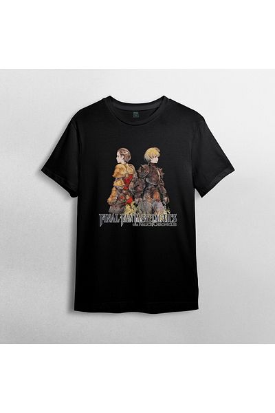 Pixxa Final Fantasy Tactics Unisex 100% Cotton Crew Neck T-Shirt