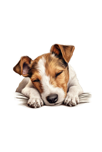 INOVATIX Σετ 8 τεμαχίων, Αυτοκόλλητο Smooth Fox Terrier, INOVATIX®. 6 εκ.